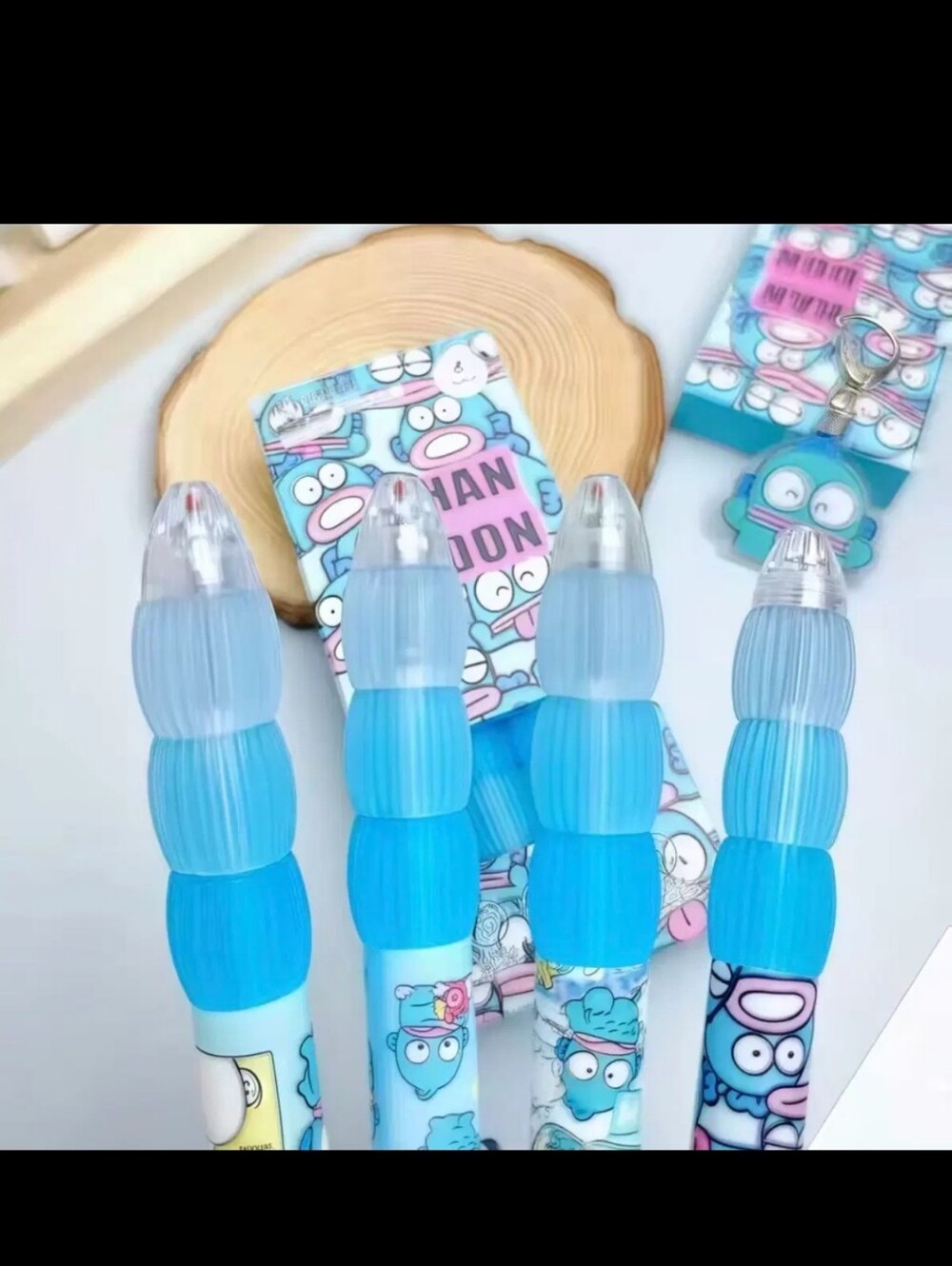 Sanrio Character 4pk Pens Black Ink